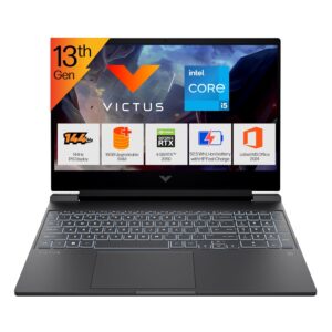 HP Victus, 13th Gen Intel Core i5-13420H, RTX 2050, Upgrade(Upto 32GB) 16GB DDR4, 512GB SSD, FHD, 144Hz, IPS, 300 nits, 15.6”/39.6cm, Win11, M365* Office24, Mica Silver, 2.3kg, fa2703tx Gaming Laptop
