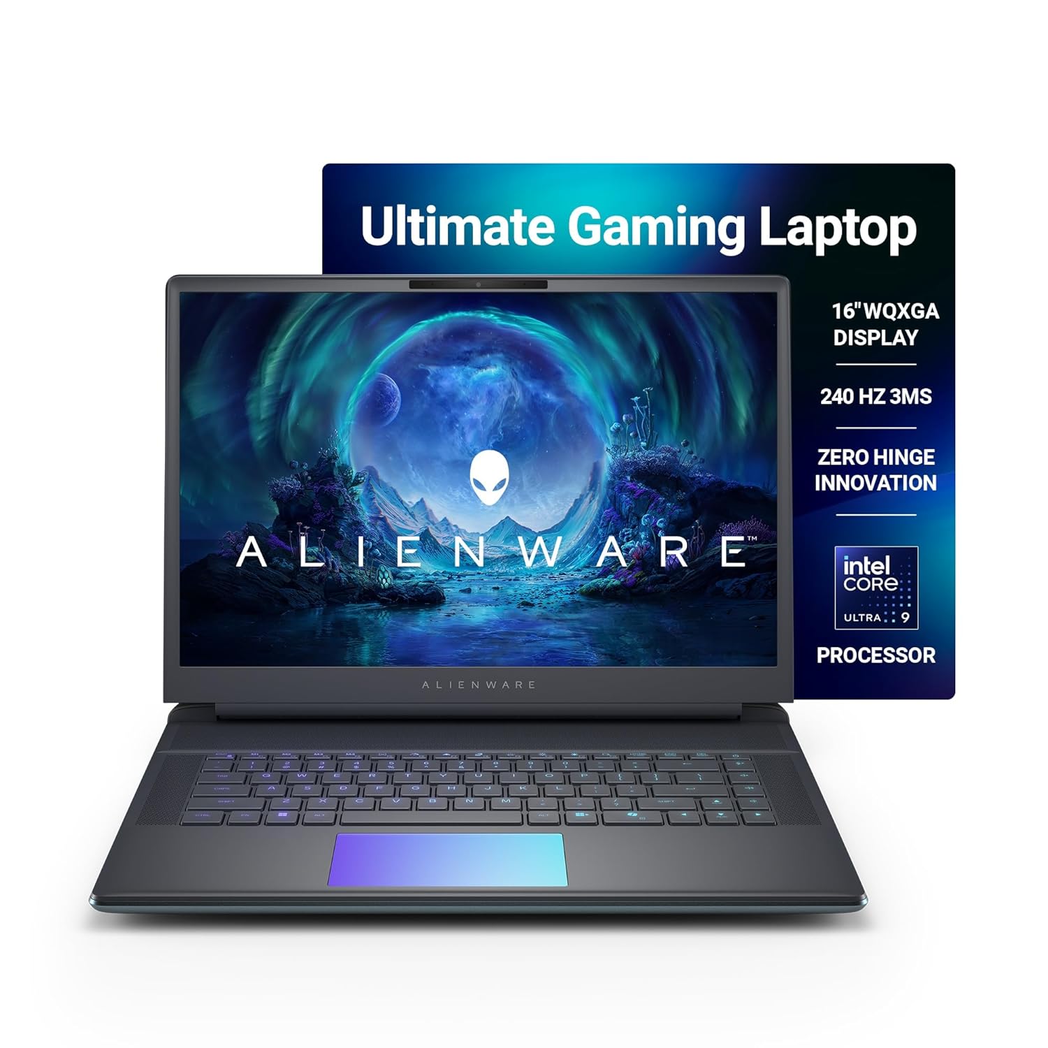 Alienware New 16 Area-51 Gaming Laptop, AI Enabled Core Ultra 9 275HX Processor, 64GB DDR5, 2TB SSD, RTX 5090, 24 GB GDDR7 Graphics, 16.0″ WQXGA 240Hz 500 nits Display, Liquid Teal Color, 3.4kg