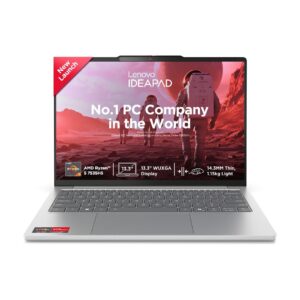 Lenovo IdeaPad Slim 5 AMD Ryzen 5 7535HS 13.3 inch (33.7cm) WUXGA IPS Laptop (16GB RAM/512GB SSD/Windows 11/Microsoft 365 Basic + Office Home 2024/Backlit Keyboard/1Yr ADP Free/Grey/1.6Kg), 83J2004HIN
