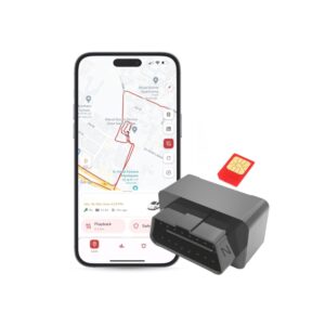NZ OBD GPS Car Tracker | 1-Year SIM & App | Plug & Play | Real-Time Tracking & Voice Monitoring