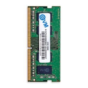 EVM 4GB DDR4 Laptop RAM 2666MHz – Update Your Laptop’s Performance – CL15 Latency – Compatible with Intel, AMD, and Mac Systems – 10 Years Warranty (EVMT4G2666S84P)