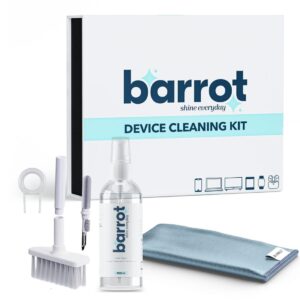 BARROT Multi-Purpose Device Cleaning Kit | Designed for Apple Devices – Macbooks, iMacs, iPads, iPhones, Airpods & More | Effective for All Laptops, Phones, Tablets & Lenses