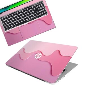 Pattern H10 Full Body Vinyl Laptop Skin/Sticker/Cover Upto 15.6 Inches Laptops Laminated-Removable-HD Quality Compatible for HP