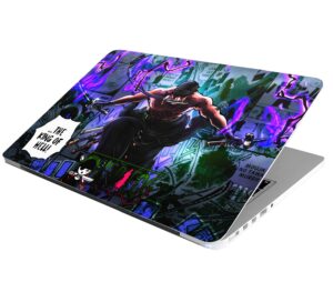 Full Laptop Skin Stickers HD Quality Sticker for Laptops Upto 15.6″ (Dustproof|Waterproof|Scratchproof|Reusable) – BE KO Hell FL