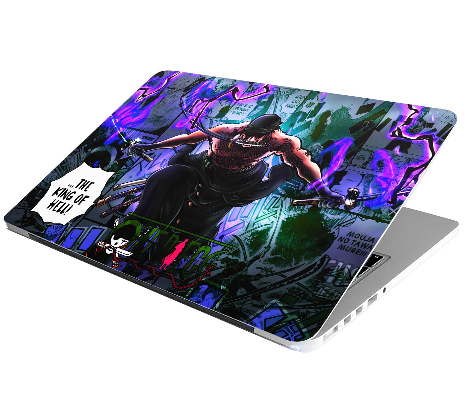 Full Laptop Skin Stickers HD Quality Sticker for Laptops Upto 15.6″ (Dustproof|Waterproof|Scratchproof|Reusable) – BE KO Hell FL