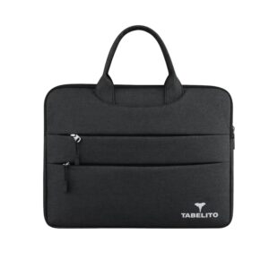 Tabelito® Basic Laptop Bag Sleeve Case Cover Pouch for 14 Inch Laptop Apple / Dell / Lenovo / Asus / Hp / Samsung / Mi / MacBook / Ultrabook / Thinkpad / Ideapad / Surfacepro (Black)