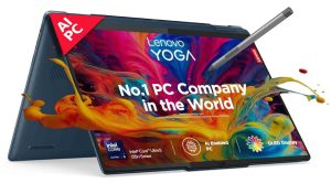 Lenovo Yoga 7 Intel Evo Core Ultra 5 125H Built-in AI 14″(35.5cm) WUXGA-OLED 400Nits 2-in-1 Laptop (16GB/1TB SSD/Win 11/Office Home 2024/Digital Pen/3 Mon. Game Pass/Teal/1.5Kg), 83DJ00FXIN