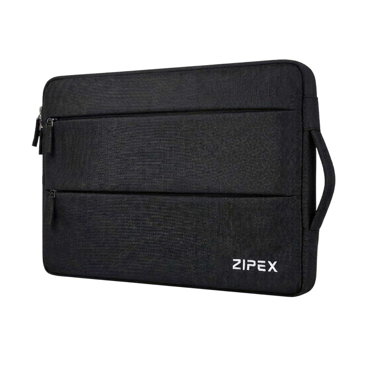360 Protective 14 Inch Laptop Sleeve Case for All 13-14 Inch laptops with 2 Front pockets & Carry Handle | Compatible with 13-14 inch HP, DELL, Asus, Mackbook Devices| Water-Resistant | Black
