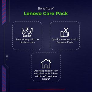 Lenovo 2years Extended Warranty with Onsite Service (for Entry Laptops) – Email Delivery, No Physical Kit