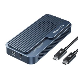 ACASIS 80Gbps M.2 NVMe SSD Enclosure with Certified JHL9480 Chipset,in-Built Cooling Fan for MacBook/MacMini M4 Pro,Razer Blade18,Upto 8TB