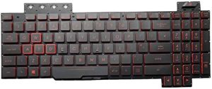 Fived Laptop Replacement Keyboard Compatible with ASU TU Gaming FX505DY FX505GD FX505GE FX505GM Keyboard