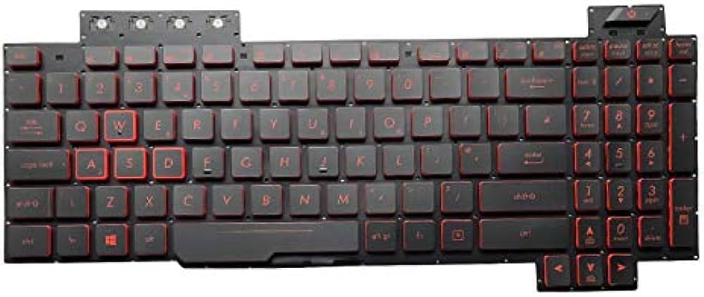 Fived Laptop Replacement Keyboard Compatible with ASU TU Gaming FX505DY FX505GD FX505GE FX505GM Keyboard
