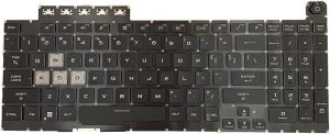 HIPOIT Laptop Replacement Keyboard Battery Charger Compatible with ASU TU Gaming 8 F15 FX506 FA506 FA506II Keyboard