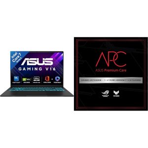 ASUS Gaming V16 (2025), 14th Gen,Intel Core 7 240H Gaming Laptop(RTX 5050-8GB/16GB RAM/512GB SSD/FHD+/16″/144Hz/Backlit Keyboard/Windows 11ASUS 2 Year Brand Warranty Extension