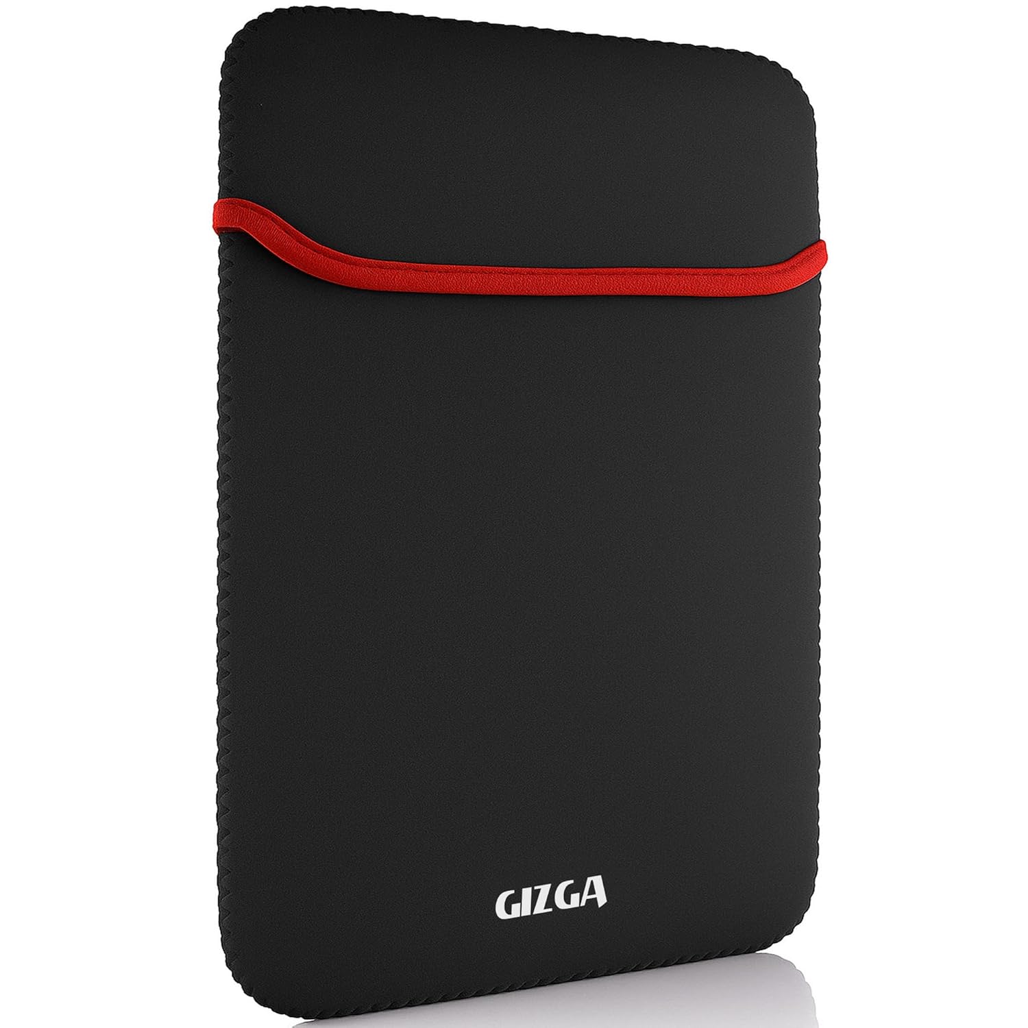 GIZGA Club-laptop Neoprene Reversible for 15.6-inches Laptop Sleeve – Black-Red