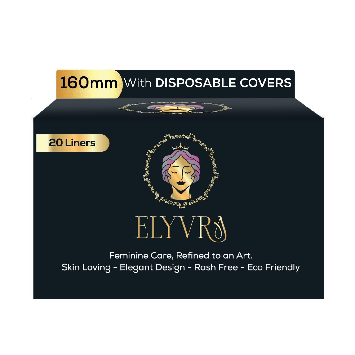 Panty Liners for Women Daily Use (Pack of 20) | 160mm | Individually Packed in Disposable Covers | Ultra Thin | Instant Absorption For All Day Freshness