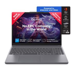Lenovo IdeaPad Slim 3, 13th Gen Intel Core i5 13420H, 24GB RAM, 1TB SSD, WUXGA IPS, 15.3″/38.8cm, Windows 11, Office Home 2024, Grey, 1.6Kg, Backlit Keyboard, 1Yr ADP Free, 83K100PLIN, Laptop