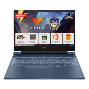 HP Smartchoice Victus, AMD Ryzen 7 7445HS, 6GB RTX 3050, 16GB DDR5(Upgradeable) 512GB SSD, FHD, 144Hz, 300 nits, 15.6”/39.6cm, Win 11, M365* Office24, Blue, 2.29kg, fb3134AX/3120ax, Gaming Laptop