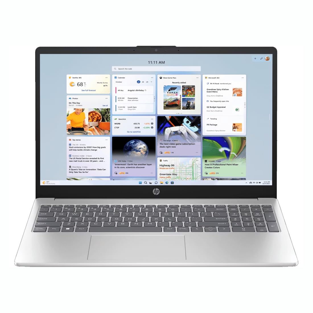 HP 14, Intel Core Ultra 7 155H (16GB DDR5, 1TB SSD) FHD, Anti-Glare, Micro-Edge, 14”/35.6cm, Win11, M365 Basic(1yr)* Office24, Silver, 1.4kg, EP1152TU, Backlit, FHD Camera w/Shutter Laptop