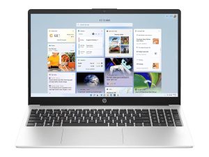 HP 15 (2025), AMD Ryzen 3 7320U Quad Core – (8 GB/512 GB SSD/AMD Radeon Graphics/DOS) Thin and Light Business Laptop/15.6″ HD Display/Turbo Silver/1.5 kg