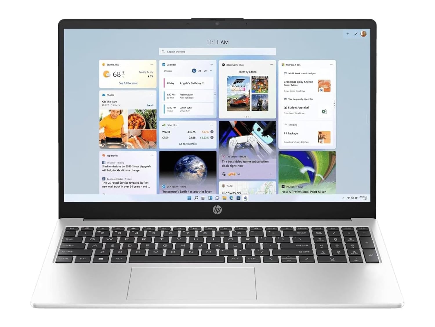 HP 15 (2025), AMD Ryzen 3 7320U Quad Core – (8 GB/512 GB SSD/AMD Radeon Graphics/DOS) Thin and Light Business Laptop/15.6″ HD Display/Turbo Silver/1.5 kg